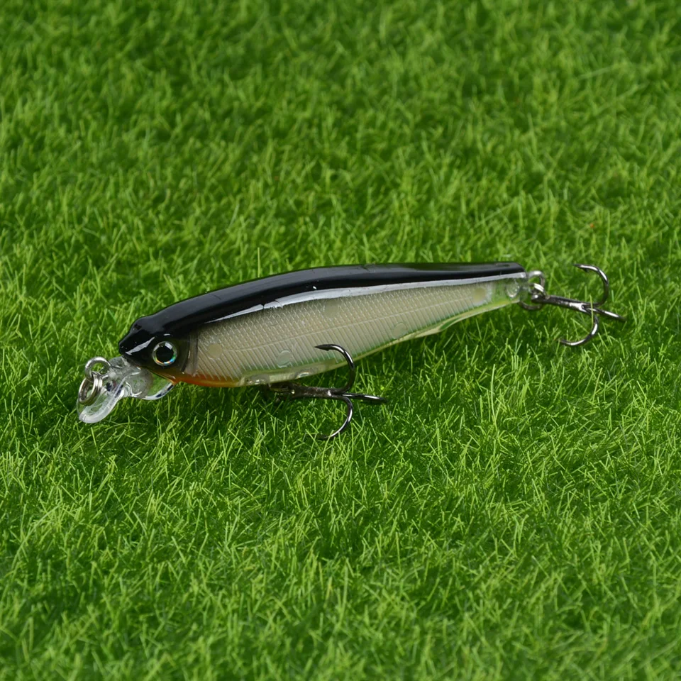 New 1pcs Lifelike Minnow Fishing Lures 8cm/7.4g Hard Baits Artificial Make  5 Colors Available Bass Wobbler Fishing Tackle