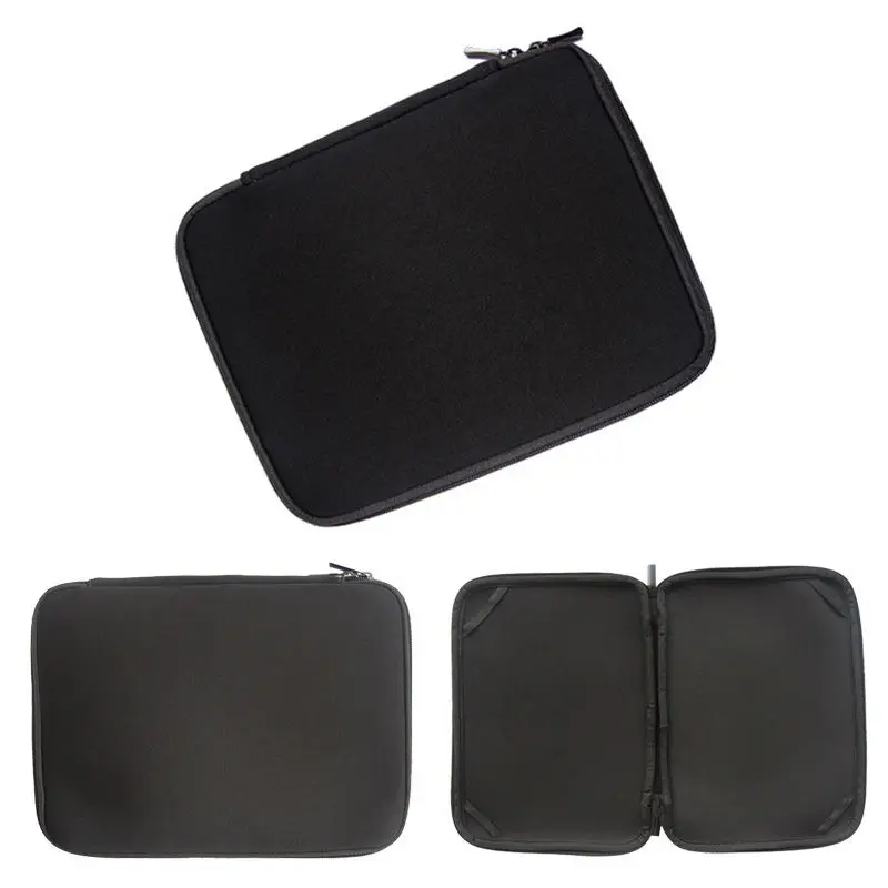 Неопрен Черный 10 &quot12&quot 13 &quot14&quot 15 &quot17 дюймов Laptop Sleeve сумка протектор для кожи