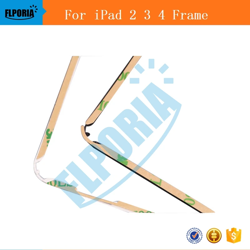 IPHT0225 10pcslot LCD Middle Frame For ipad 2 3 4 Touch Screen Digitizer Middle Bezel With Sticker Adhesive Repair Parts (1)