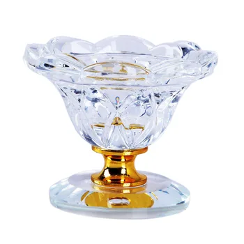 

Hot Sale Portable Candlesticks Classic Crystal Glass Candle Holder Terrarium Wedding Candlestick Vase Home Hotel Bar Decor