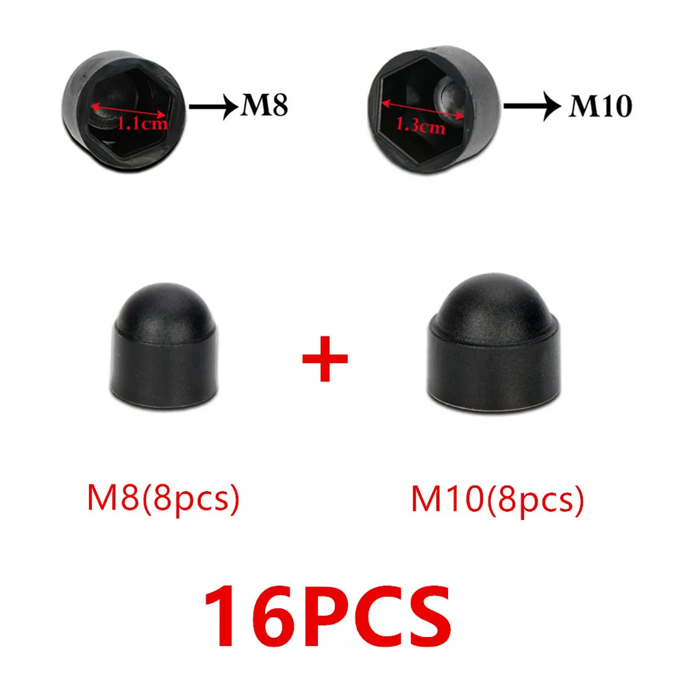 

16PCS Wheel Nut Caps Auto Hub Screw Cover Bolt Rims Exterior Decoration for Mitsubishi asx lancer outlander pajero car styling