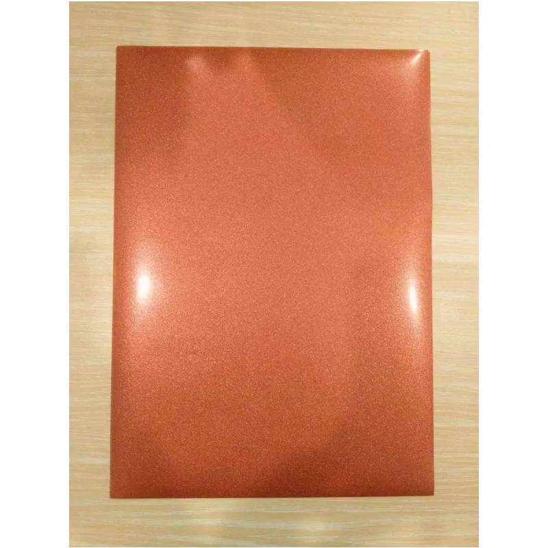 (A4*8 pcs) Glitter Red Color Cuttable Pu Flex Vinyl A4 Size 20&quot*39.37&quot Heat Transfer for Clothing Tshirts | Канцтовары для