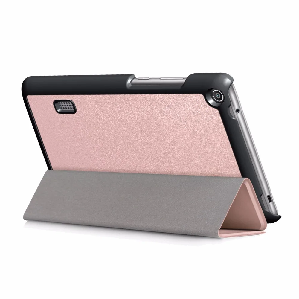 Gligle KST tri-складной Стенд кожаный чехол для Huawei MediaPad T3 7.0 bg2-w09 жесткий корпус 30 шт./лот