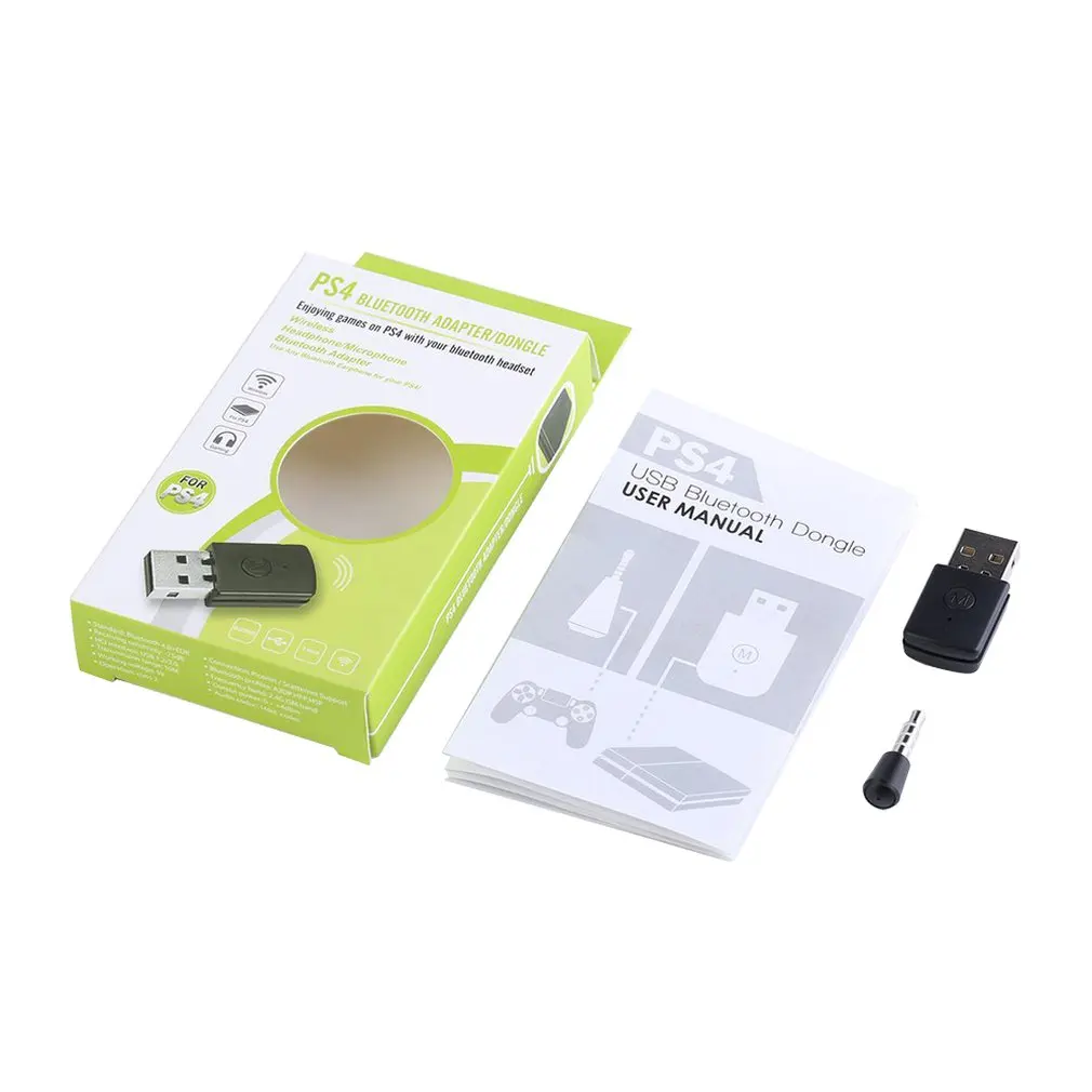 BT приемник Беспроводная гарнитура наушники адаптер с микрофоном BT 4,0 Dongle usb-адаптер ключ для PS4 геймер