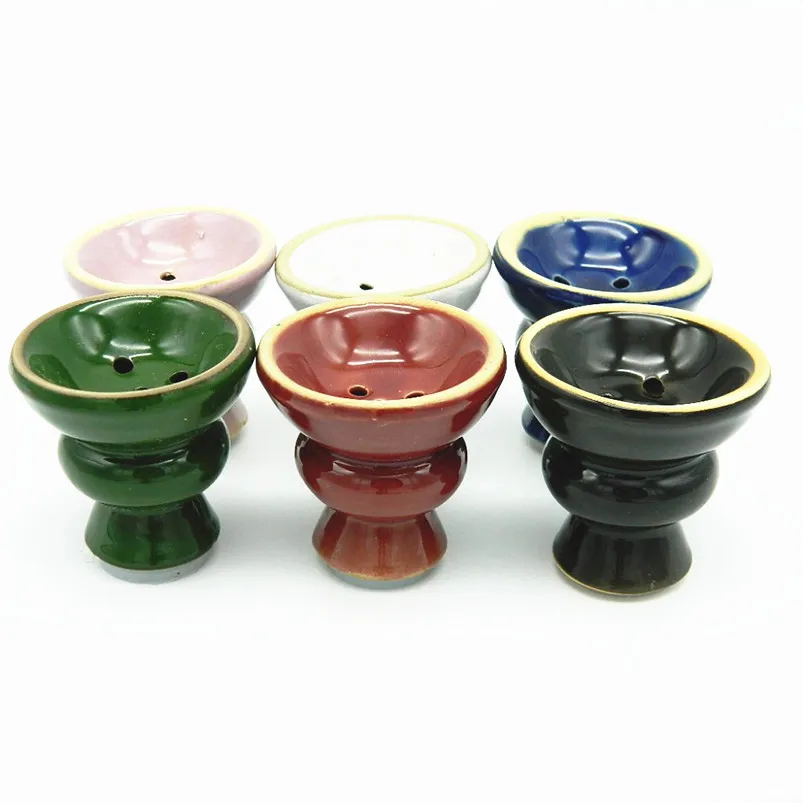 

1Pc Vortex Clay Kookah Bowl Nargile Charcoal Holder Chicha Keeper Grinder Tool Hookah Accessories Water Pipe Bowl Christmas Gift