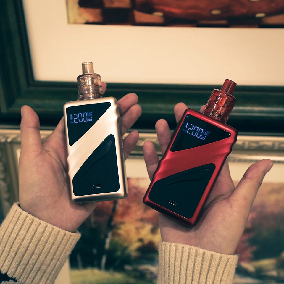 Оригинальный набор Smoant Taggerz 200W TC Box Mod 2 мл одноразовый резервуар для электронной