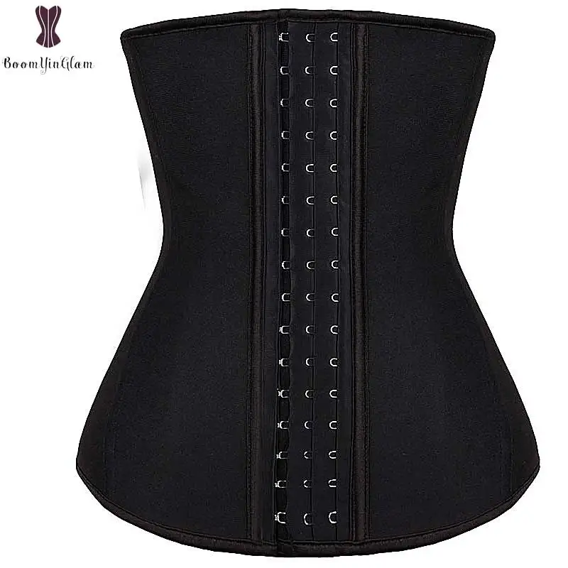Cena 9 stalowy bez kości lateksowy gorset modelujący talię Plus rozmiar gorsety Underbust gorset kobiety znosić Korset odchudzanie gorset waist trainer urządzenie do modelowania sylwetki