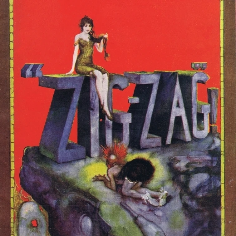 Programme For Zig Zag At The London Hippodrome Poster Print By Mary Evans Jazz Age Club Collection (24 X 36)