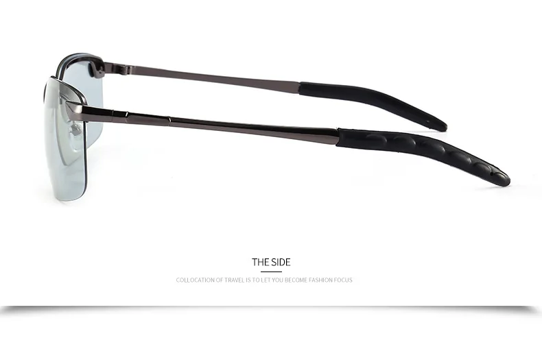 Вождения фотохромные солнцезащитные очки для мужчин HD поляризованные Хамелеон обесцвечивание солнцезащитные очки высокое качество Oculos de sol Masculino
