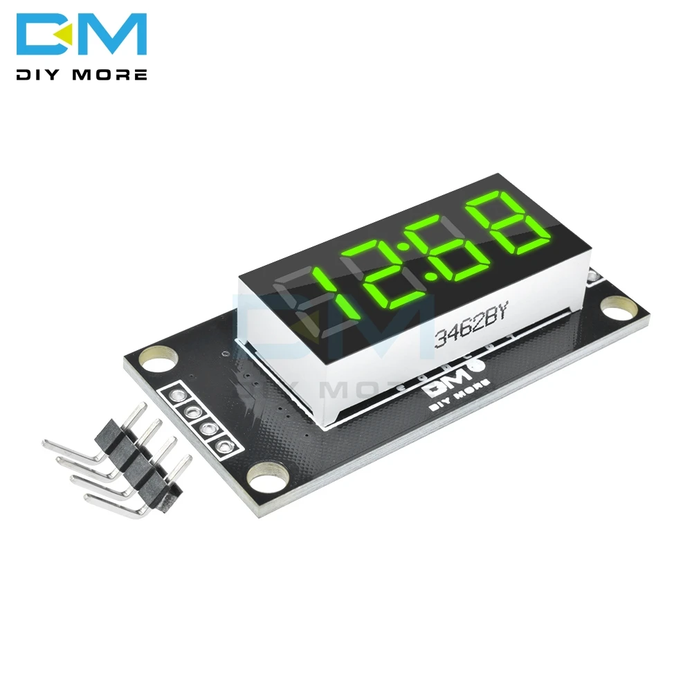 

4-Digital Display Module for Arduino with clock 0.36 inch 7 Segments Display Tube Green LED Board TM1637 Module