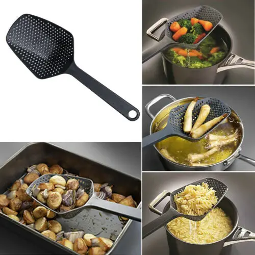 

Hot Useful Colander Scoop Spoon Cooked Food Strainer Vegetable Rice Drainer Home