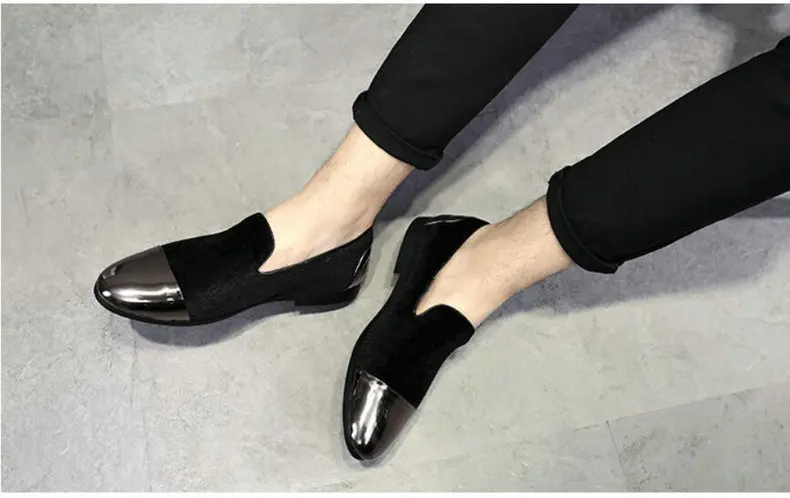 Men's Casual Shoes Loafers Black Slip-On Casual Shoes Loafers Men Shoes Blue Mens Shoes Casual Loafer Men Shoes Plus Size 47 48 (3)