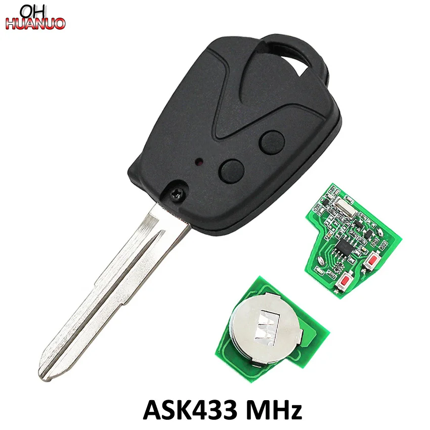 Запасной ключ 2 кнопки дистанционного ключа для Proton ASK433MHz|Ключ от авто| |
