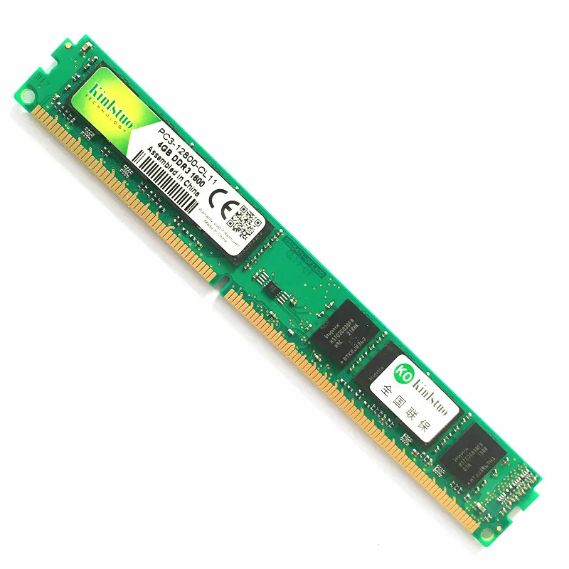 Kinlstuo Новый DDR3 1333 / PC3 10600 1 Гб 2 ГБ 4 оперативная память для настольных компьютеров