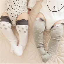 Kids Knee High Socks Boys Girls Animal Baby Socks Leg Warmer Children Meias Cotton Infant Long