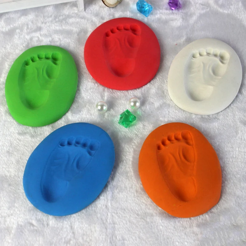 Отпечаток руки ребенка производители слизи игрушки Мягкая Лепка глина сушка воздуха фиксатор запястья глина полимерный Пластилин отпечаток пальца Набор DIY игрушки
