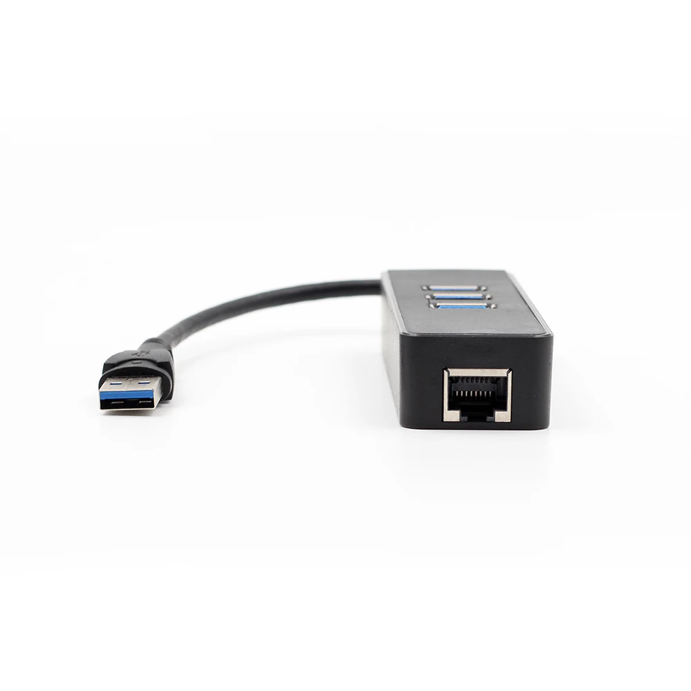 GOOJODOQ 3 Порты и разъёмы USB 3,0 концентратор 10/100/1000 Мбит/с Gigabit Ethernet адаптер USB к RJ45 Lan сетевая карта адаптер для Windows Mac ноутбука