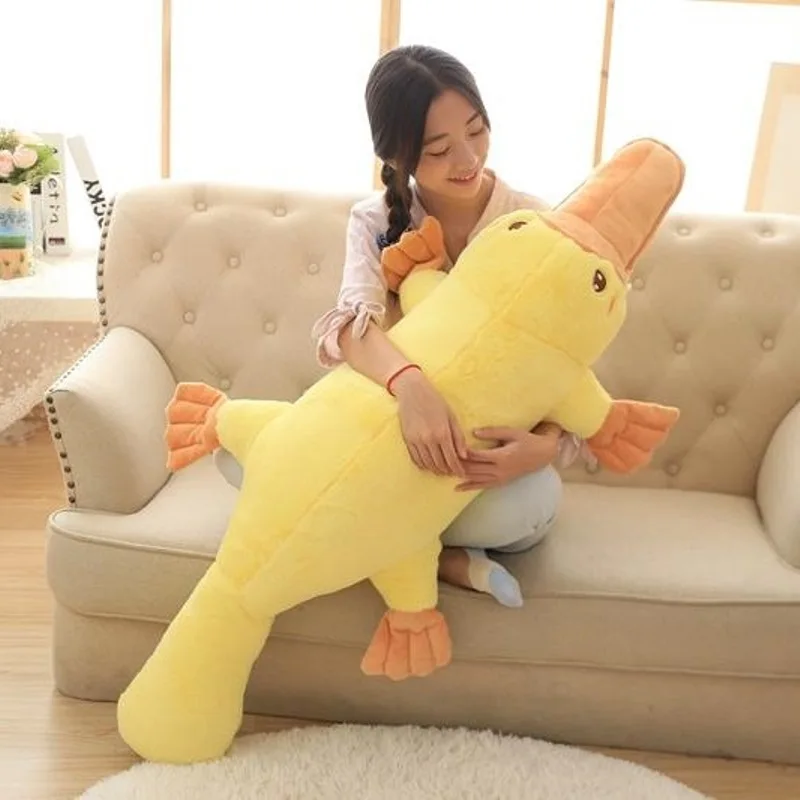 

80CM New Soft Super Comfortable Big Size Duckbills Plush Toy Animal Platypus Doll Children Birthday Gifts Girls Present