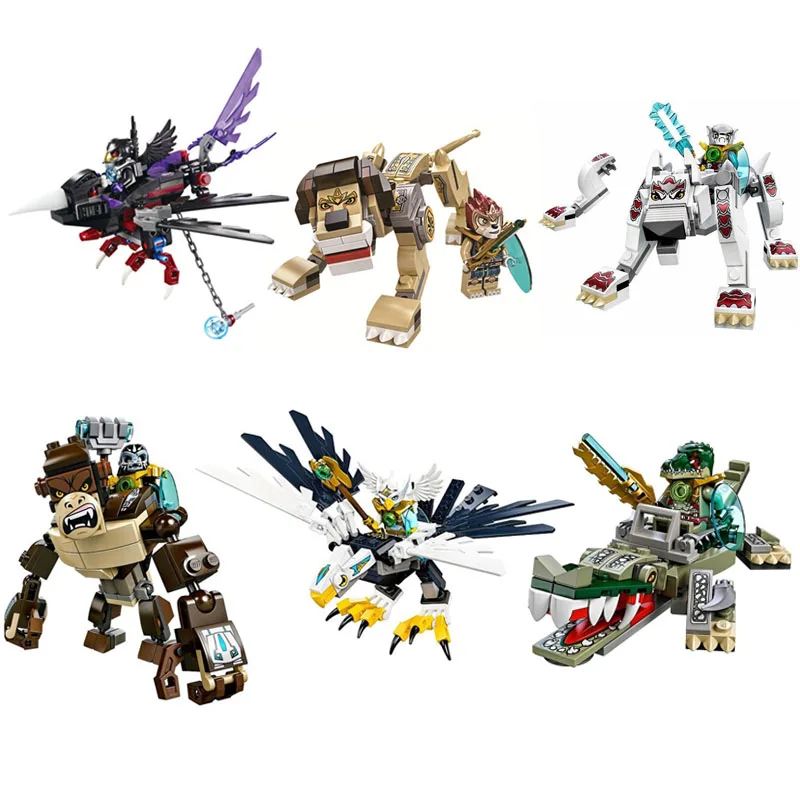 

New Qigong legendary animal editon 2 CHIMAED Super Heroes Figure Building Blocks Bricks For Children Gift Kids Toys