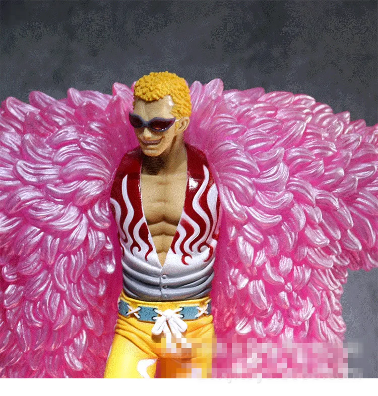 

Anime One Piece P.O.P DX Donquixote Doflamingo PVC Action Figures Collection Model Toys Doll 25CM