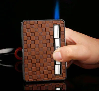 

Lighter cigarette case for 10 cigarettes pack cigarette case Lighter