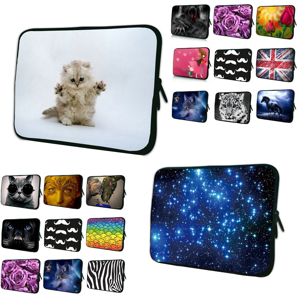 Viviration For Toshiba Acer Sony Dell Macbook Laptop Neoprene 7 10 12 13 14 15 17 15.6 13.3 inch Laptop Notebook Portable Bag