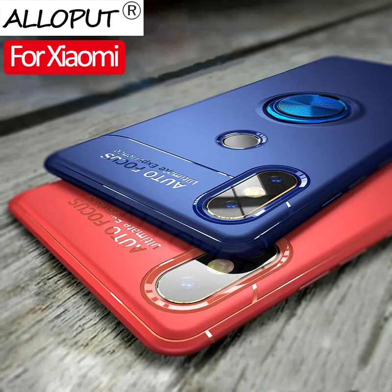 2019 Magnetic Ring Case For Xiaomi Mi A2 Lite 9T Pro Silicone Shockproof Full Back Cover lite |