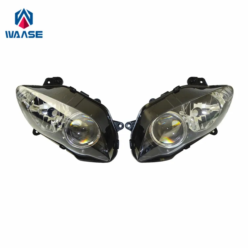 Waase YZF R1 04 06 передняя фара головного света в сборе для Yamaha 2004 2005 2006|Накладки и