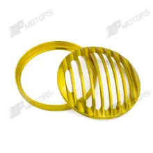 Gold Anodized Headlight Grill Cover For Harley Sportster XL883 XL1200 2004 2005 2006 2007 2008 2009 2010 2011 2012 2013 2014