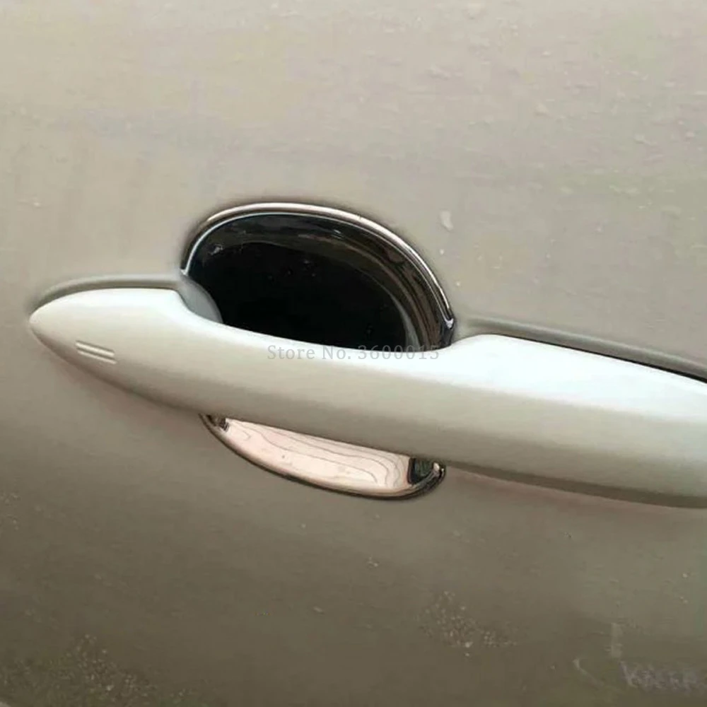 For Toyota Prius 2016-2018 Car Styling Parts Door Handle Bowl Catch Cover Chrome Molding Trim Exterior Decoration Accessories For Toyota Prius 2016-2018 Car Styling Parts Door Handle Bowl Catch Cover Chrome Molding Trim Exterior Decoration Accessories