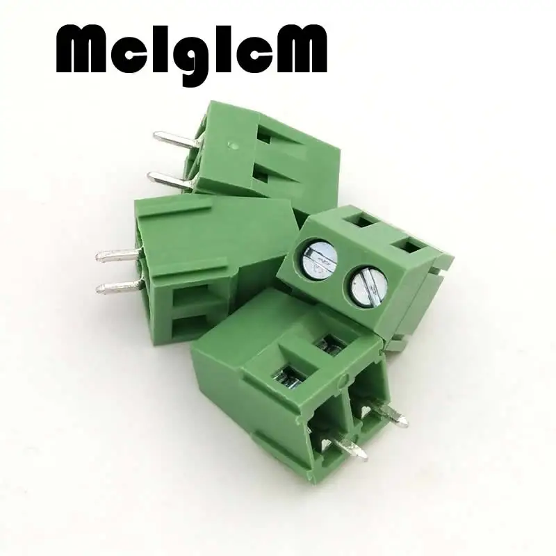 20 шт. KF128 2P DG128 5 00 мм 300 В 10A шаг разъем pcb винтовой клеммный блок 2pin|connector pcbconnector block |