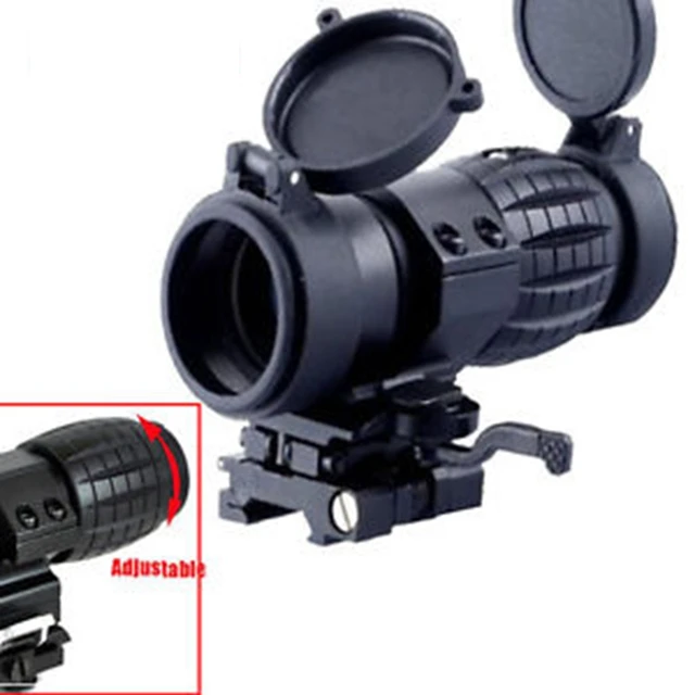 Hunting Scope 3X Magnifier riflescope Compact Tactical Sight with Flip