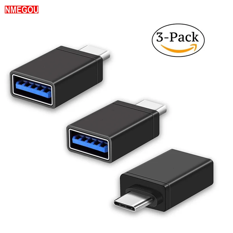 

3PCS Type-C To USB Adapter OTG Converter USB 3.0 To Type C USB-C Typec Adapter Charging Sync for Samsung Galaxy S8 + S9 Note 8 9