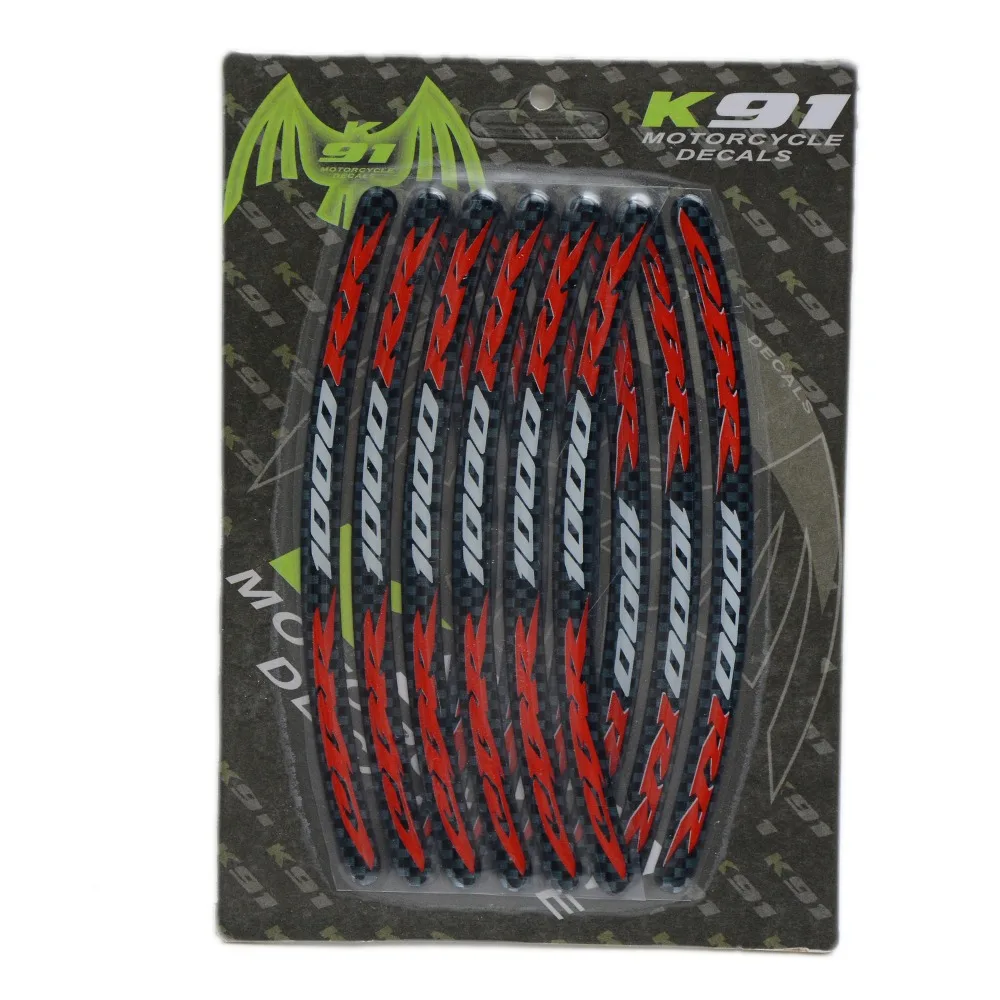 

for Motorcycle Wheel Tire Reflective Rim Stickers And Decals Decoration Stickers motorcycle parts FOR HONDA CBR1000RR cbr 1000r