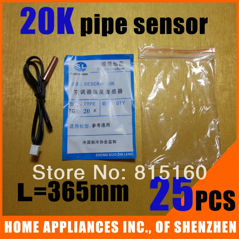Air Conditioner Pipe Sensor 20K Split Portable Air Conditioning Parts