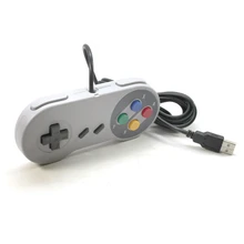 2017 Retro Wired USB Controller Gaming Joypad Joystick For Nintendo SNES Style For PC Window 7/8/10 Gamepad For Mac