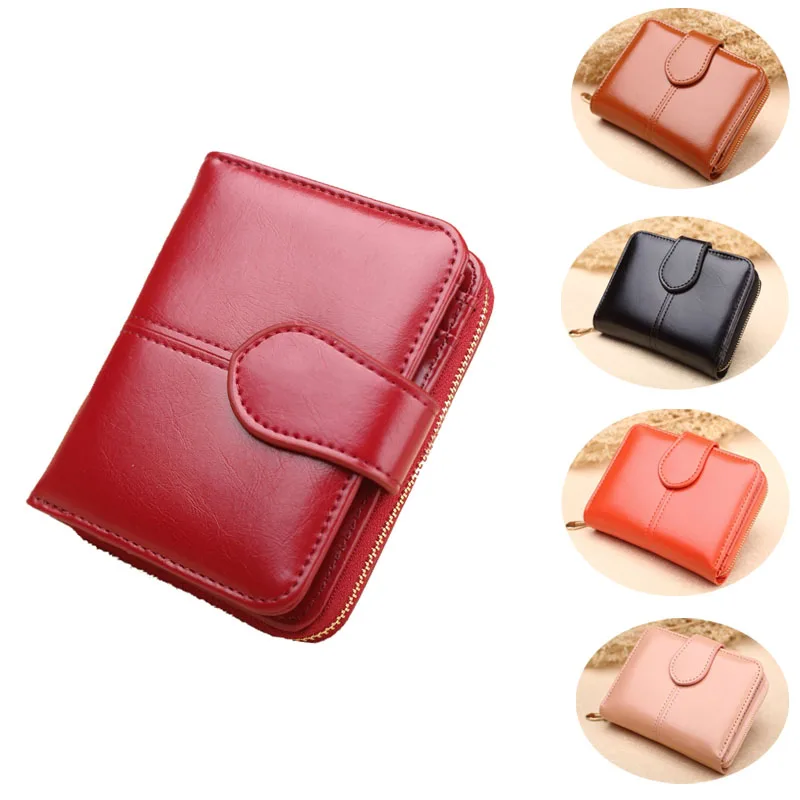 

Fashion Key Card Wallet Lady Money Pocket Coin Card High Quality PU Money Holder Leather Holders Women Short Clutch Wallet Bag