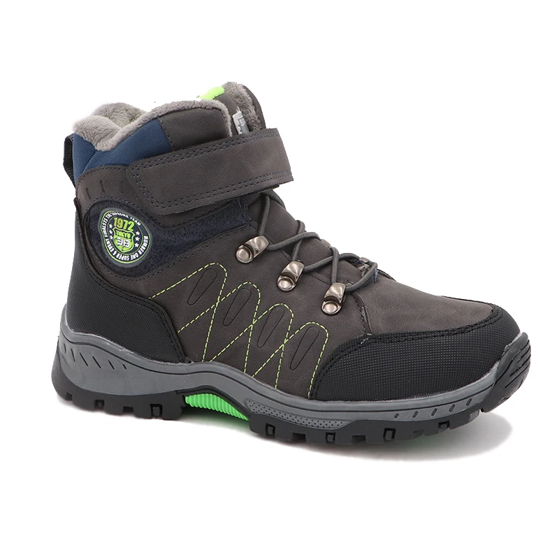 Sapatos de Algodão Botas para a Escola Atividades ao ar Bonito Águia Meninos Inverno Caminhadas Botas Crianças Pelúcia Manter Quente Esporte Livre Sapatos 14 pelúcia manter quente sapatos de algodão crianças