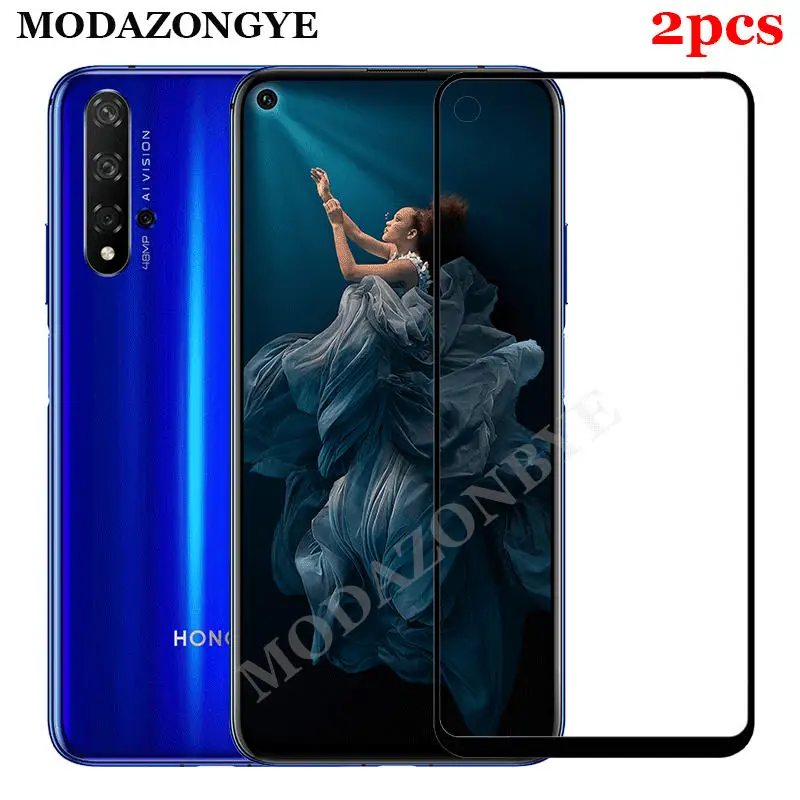 

2PCS Tempered Glass For Honor 20 Screen Protector Glass For Huawei Honor 20 Pro Lite 20Lite 20Pro Honor20 Full Cover Glass Film