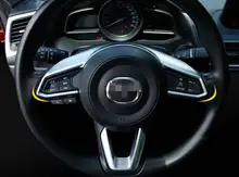 Car interior accessories, Auto steering wheel trim moulding for Mazda 3 2017 2018, car styling