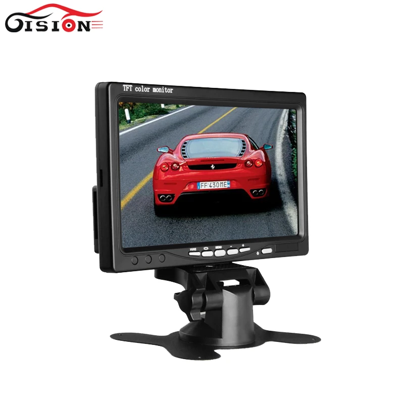 Free shipping 800*480 HD TFT LCD Car Monitor with AV input,Special for