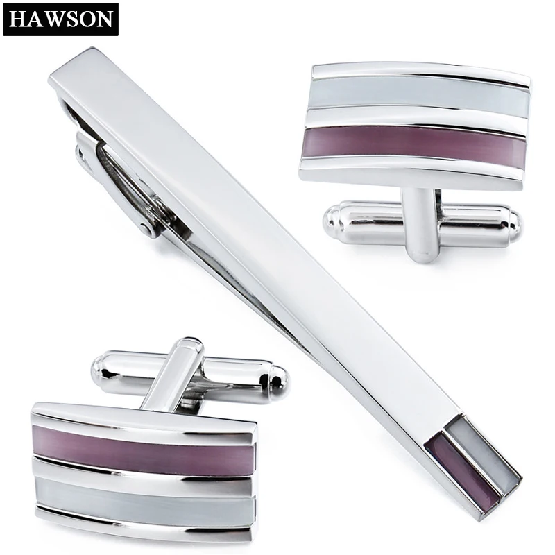 

Two Color Metal Gentleman Accessories For Shirt Cuff Button Links And Tie Clasp Bar Clip Pins Set