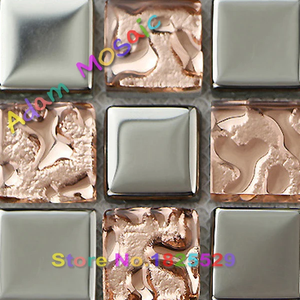 Online get cheap discount glass tile kitchen backsplash ... Diseño Backsplash Silver