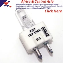 DN-27608 12 в 100 Вт FDT 64628 12V100W GZ9.5 галогеновая лампочка микропленка Стоматологическая, компаратор, микроскоп CT локатор exciter лампа