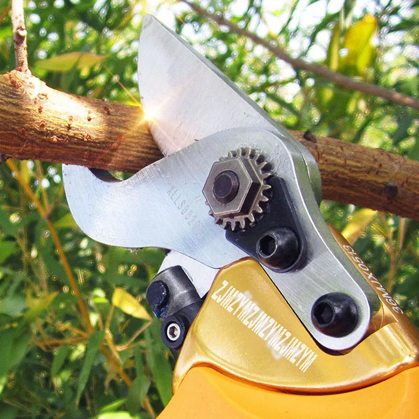 Новые JT-3 электрические ножницы для обрезки фруктовых деревьев 40 в аккумуляторные энергосберегающие садовые филиалы ножницы высокие ветви ножницы 3 см