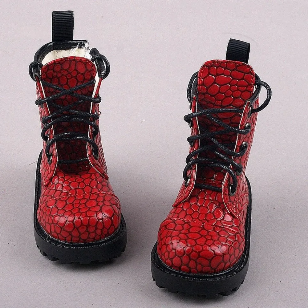 

[wamami] 46# Red 1/3 SD Locomotive BJD Dollfie Snakeskin Synthetic Leather Shoes/Boots