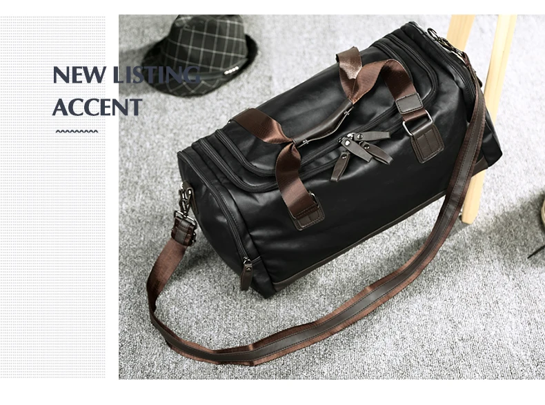 Для мужчин мужской duffle вещевой сумки Искусственная кожа БАГАЖА высокого качества модные дизайнерские сумка большая емкость Повседневная