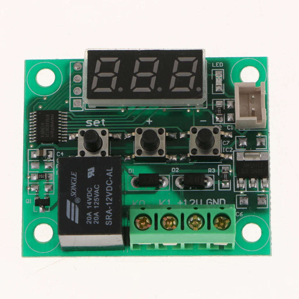 W1209 50-110degree 12V Digital Thermostat Temp Control Switch Sensor Module 