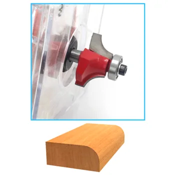

woodworking cutter bearing fillet knife trimming machine cutter head chamfer slotted carving woodworking cutter file 1/4 handle