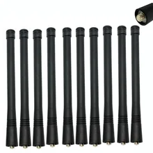 Antenne 10 x VHF pour Radios Motorola, pour walkie-talkie GP88 GP88S GP328 GP338 GP338 PLUS 6 pouces (15CM) 136-174 MHz C025